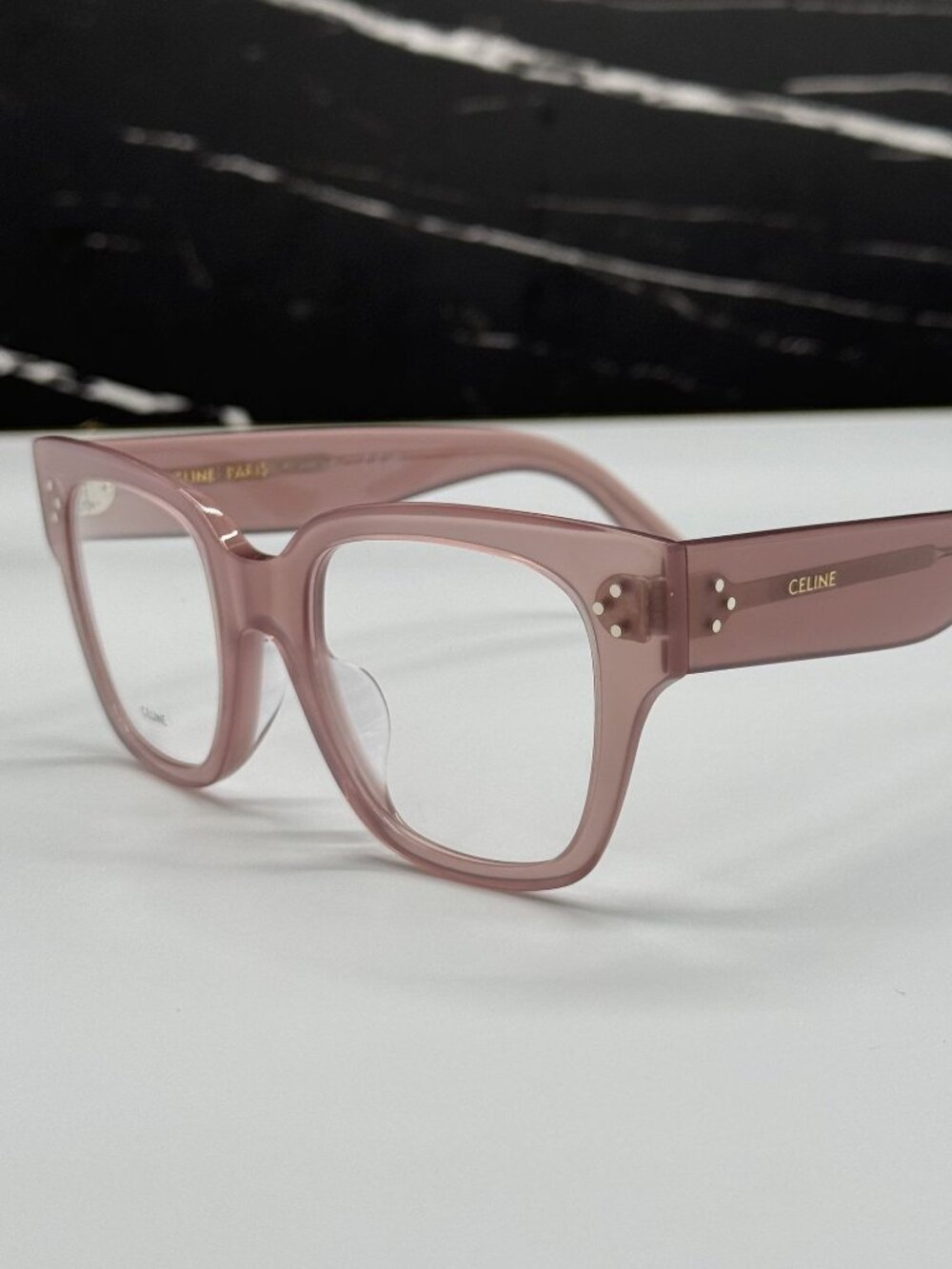 NEW CELINE CL50110U 045 EYEGLASSES PINK WOMEN EYEWEAR CELINE - Picture 3 of 11